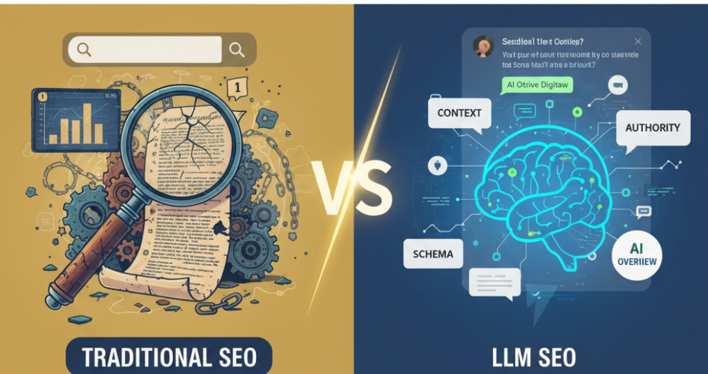 Traditional SEO vs. LLM SEO