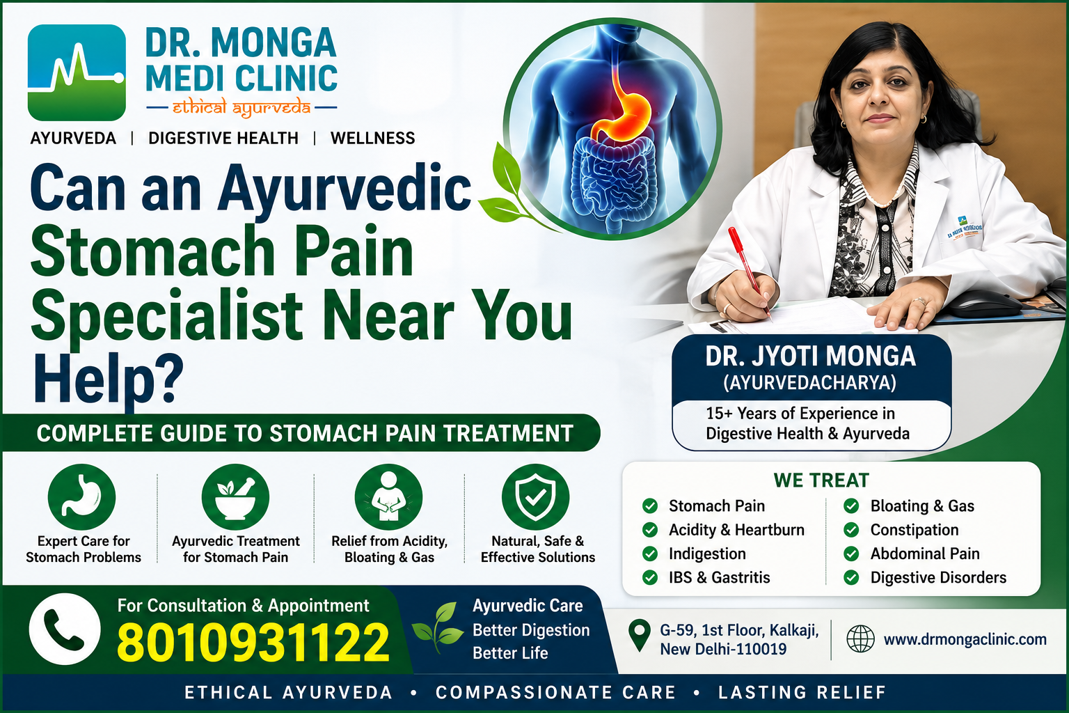 Ayurvedic stomach pain treatment guide