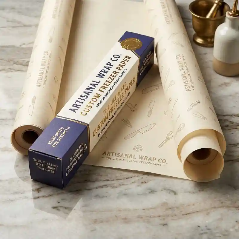 Custom Freezer Paper Packaging for Fresh Food Branding