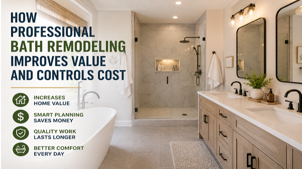 Professional Bath Remodeling: Value and Cost Control
