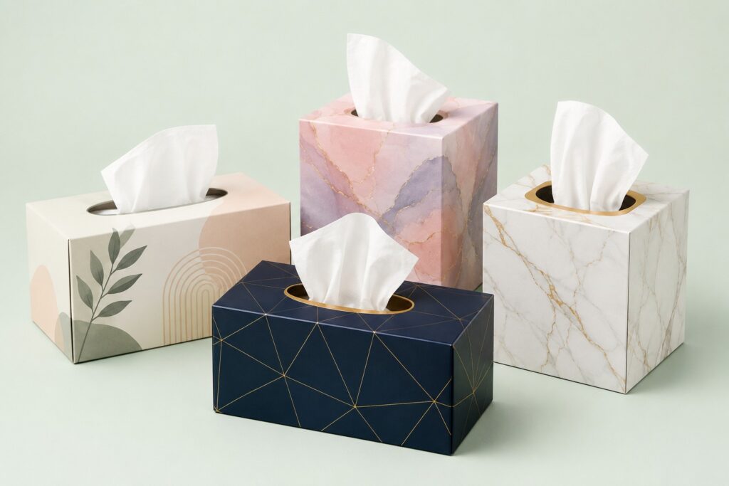 Custom Tissue Boxes