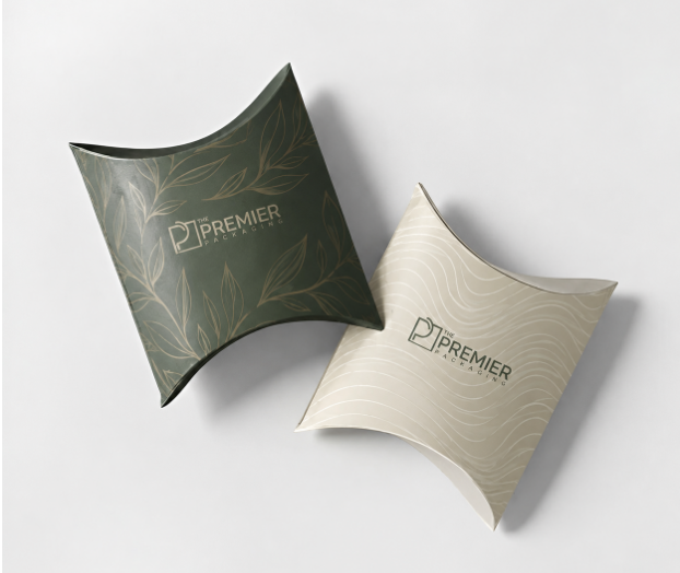 Kraft paper pillow boxes
