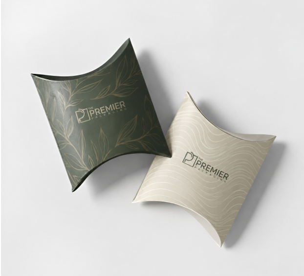 Kraft paper pillow boxes