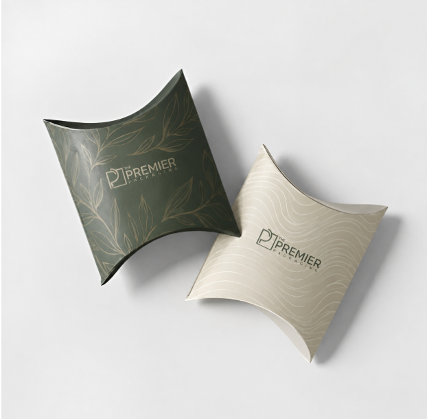 Kraft paper pillow boxes