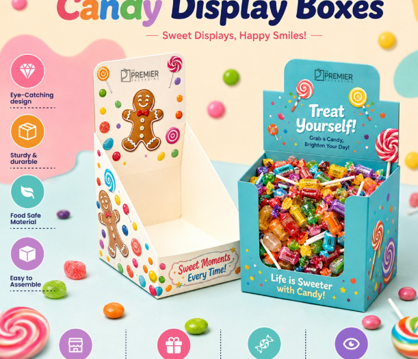 Personalized Candy Display Boxes from The Premier Packaging